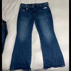 American Eagle super stretch kick boot jeans